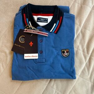 Duca Blanca Classic Blue Polo Shirt